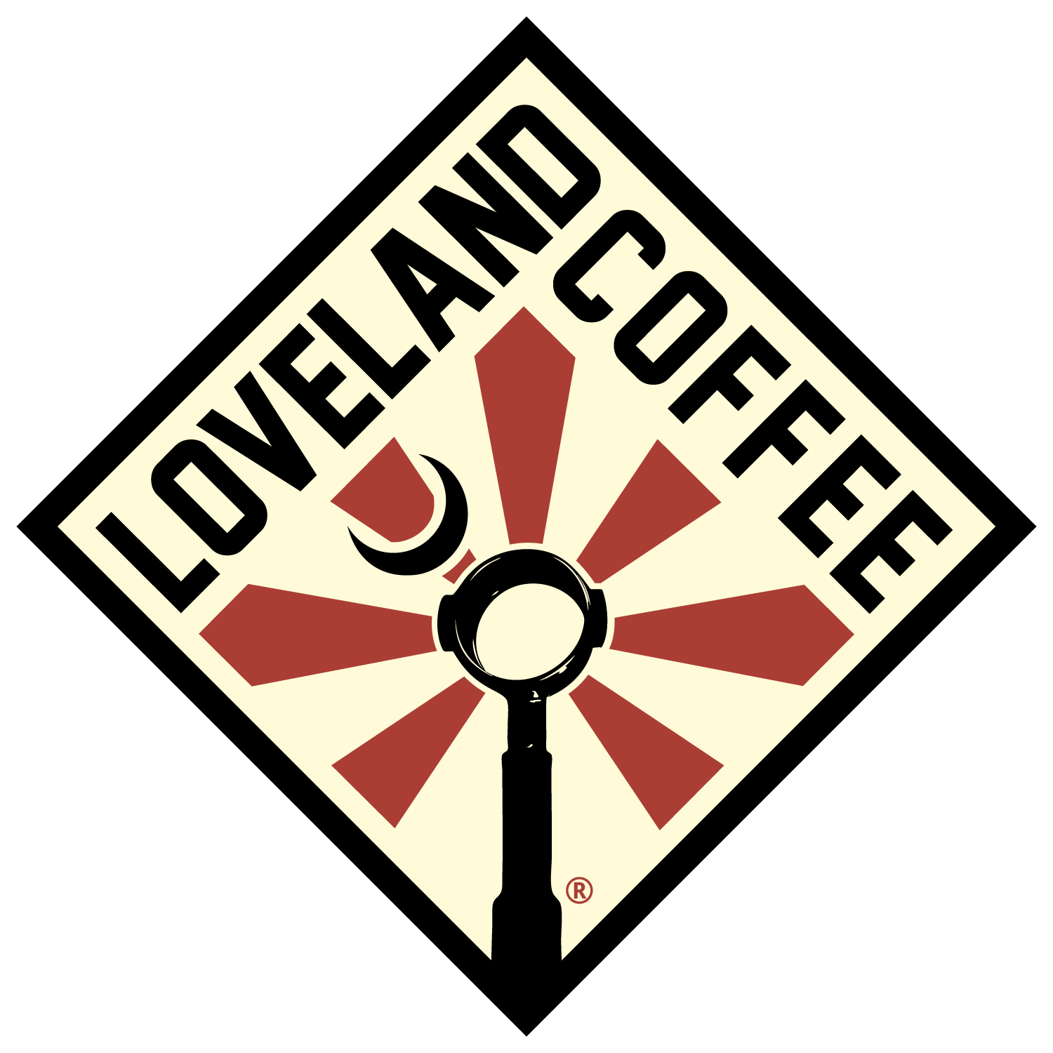 LOVELAND COFFEE logo